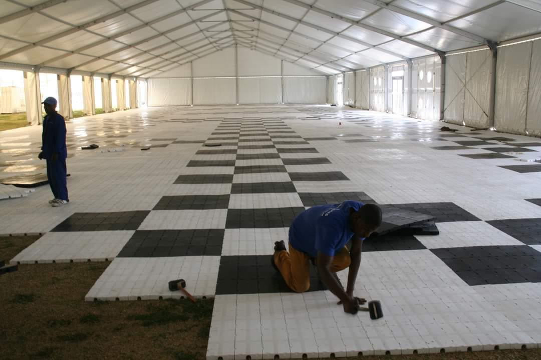 Interlocking Plastic Marquee Flooring